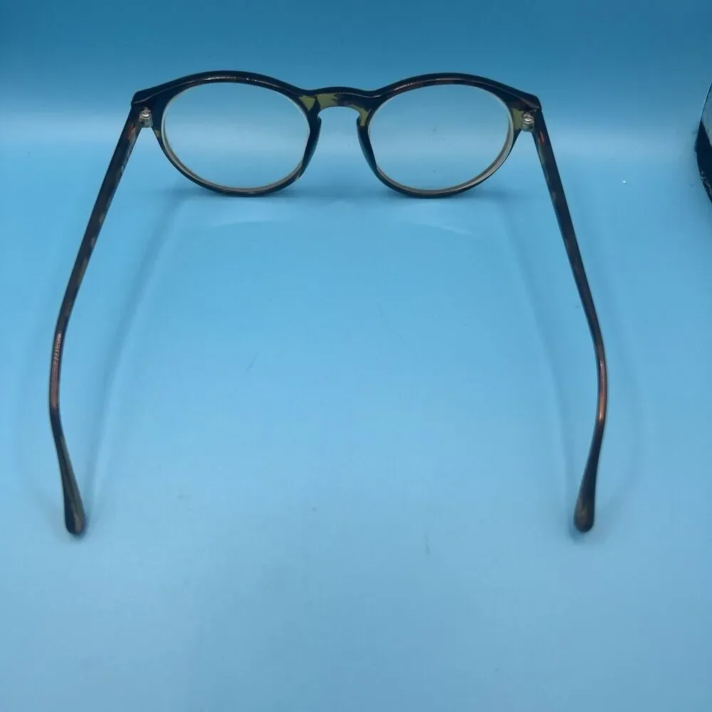 Vintage Optyl Esprit icm 7036 10 Eyeglasses Frame Tortoise Round 10-53-18